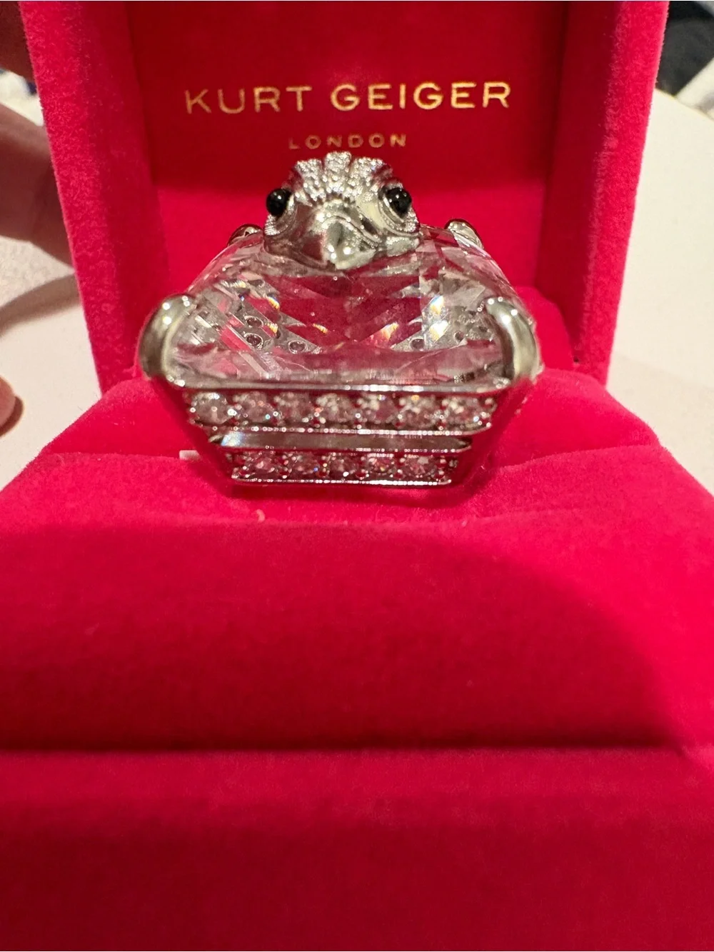 Kurt Geiger elegant crystal